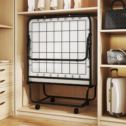 Goflame Folding Bed with Mattress for Adults