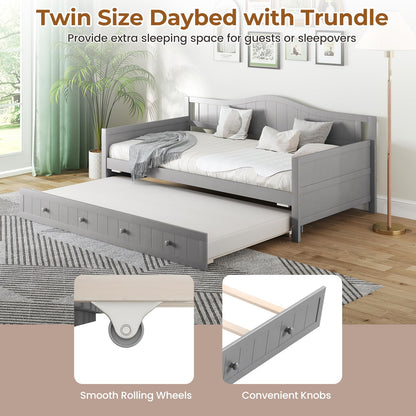 Goflame Twin Daybed with Trundle