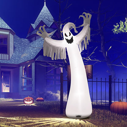 12FT Halloween Inflatable Ghost, Halloween Ghost Decoration w/ Fast Inflation & Deflation Design