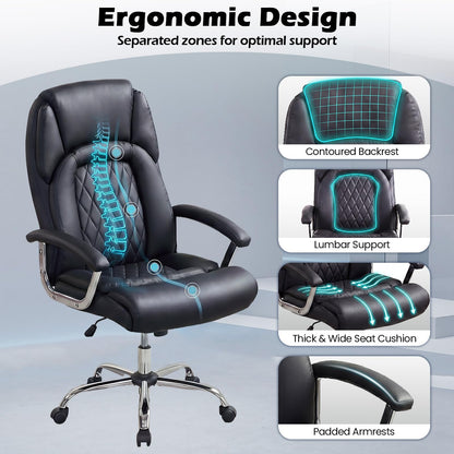 Goflame 500LBS Big and Tall Office Chair
