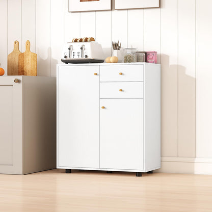 Goflame Sideboard Buffet Cabinet Modern Sideboard Storage Cabinet