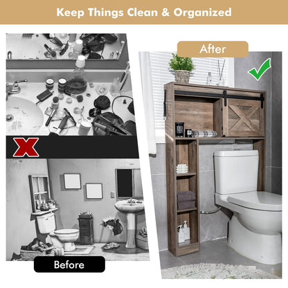 Over The Toilet Storage Cabinet - Goflame