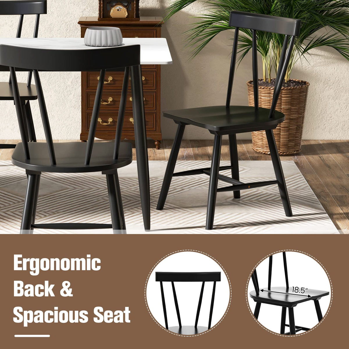 Goflame Windsor Chairs