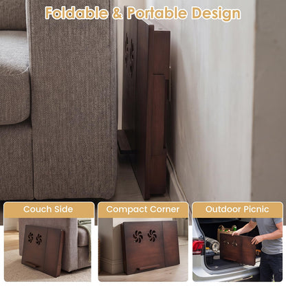 Goflame Bamboo Laptop Desk for Bed