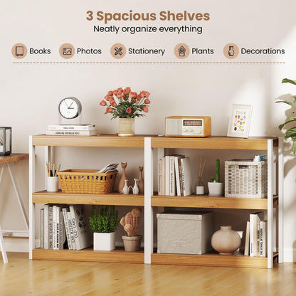 Goflame 3 Tier Bookshelf
