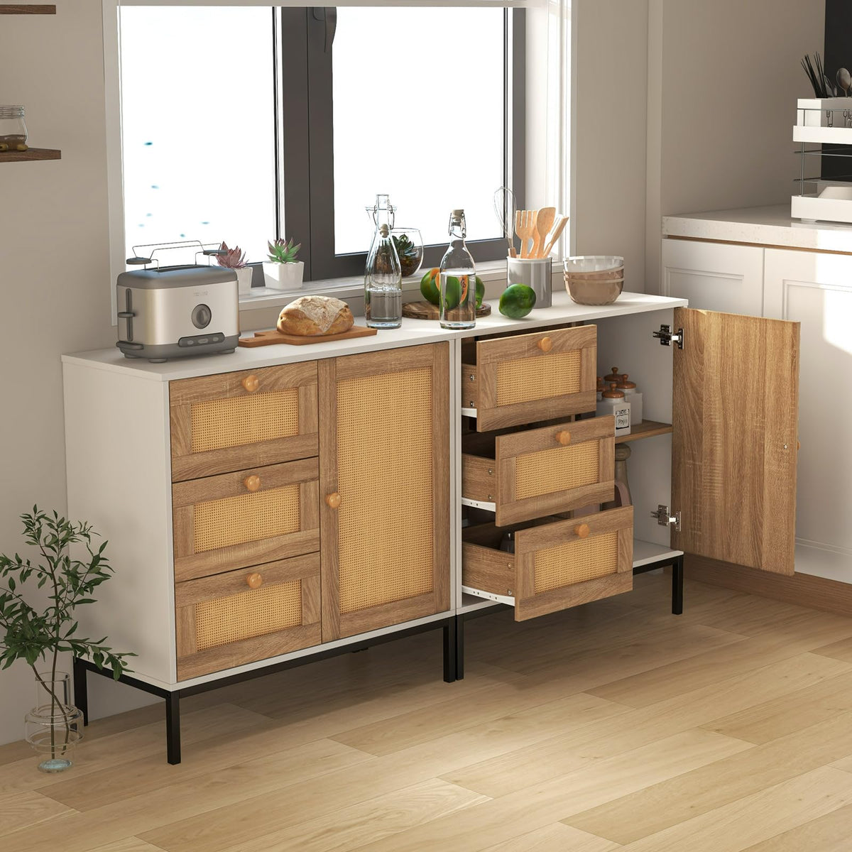 Goflame Buffet Cabinet with Storage