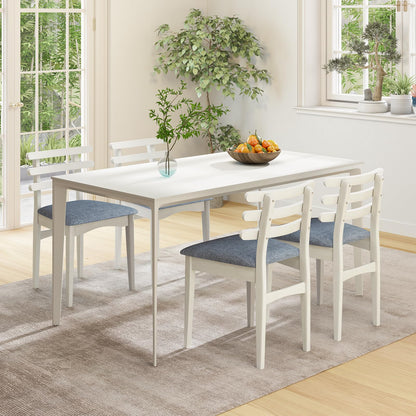 Goflame Wooden Dining Chairs Set