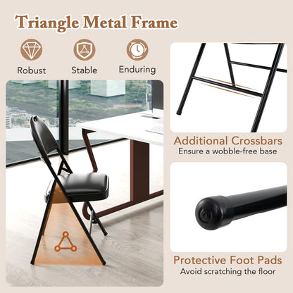 Goflame Party Chairs with Metal Frame for Indoor Outdoor