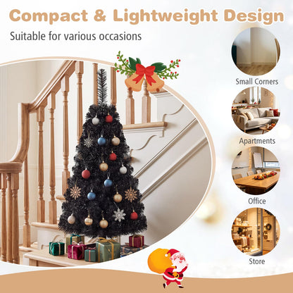 GOLFLAME 3FT Artificial Christmas Tree for Home Office Party