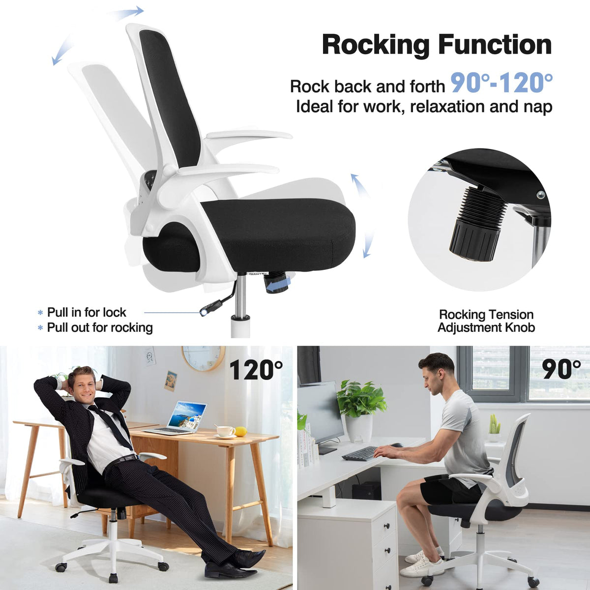 Goflame Office Chair, Ergonomic Desk Chair