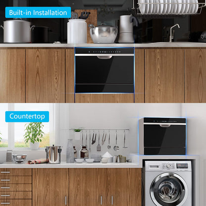 GOFLAME Countertop Dishwasher Portable for Homes