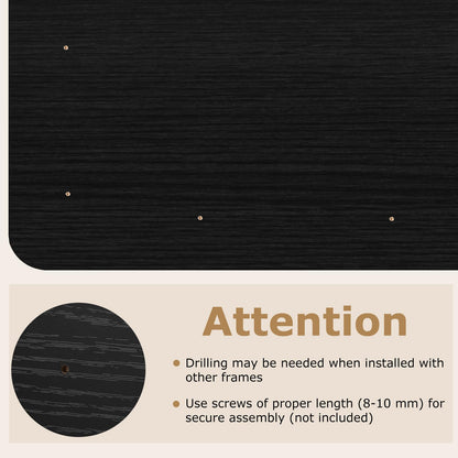 Goflame Universal Wood Table Top 55 x 28 inch Solid One-Piece Desk top