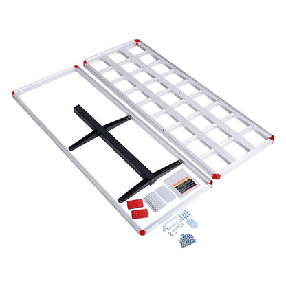 GOFLAME 60" x 22" Aluminum Hitch Mount Cargo Carrier