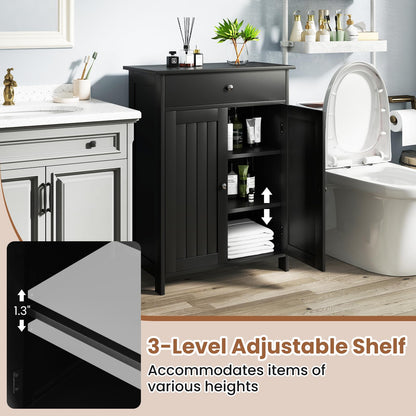 Goflame Freestanding Bathroom Storage Cabinet