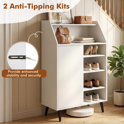 Goflame Shoe Storage Cabinet w/Single-Door