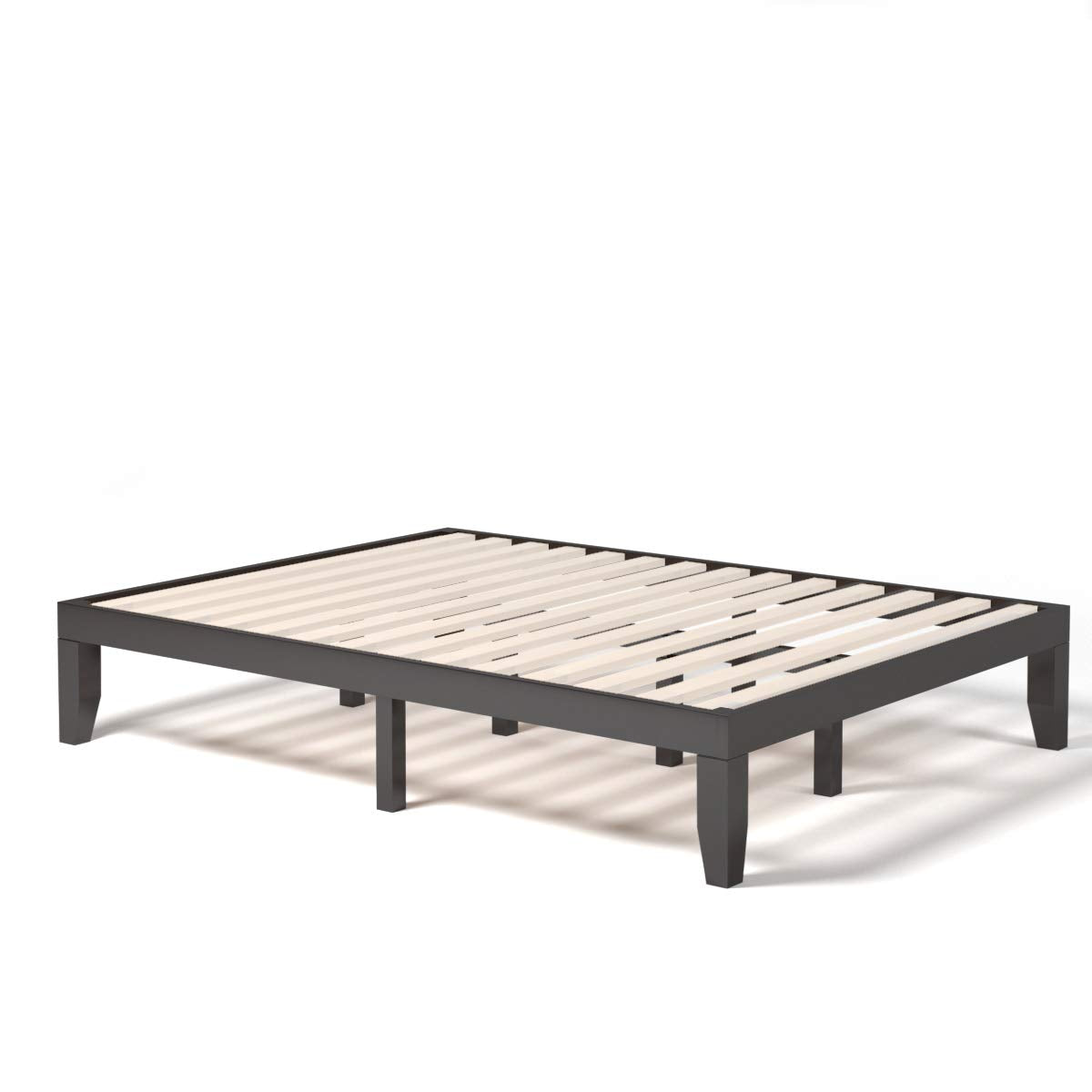 Solid Wood Platform Bed Frame - Goflame