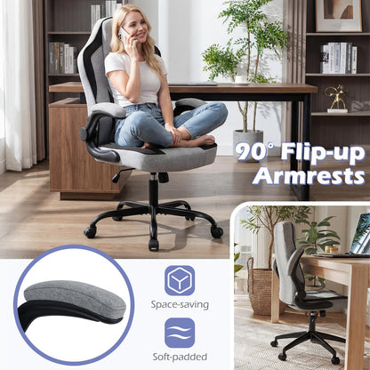 Goflame Ergonomic Computer Office Chair with 90° Flip-up Armrests