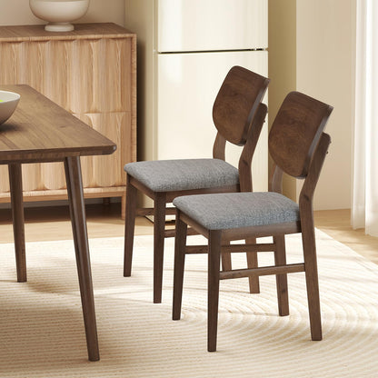 Goflame Wooden Dining Chairs Set