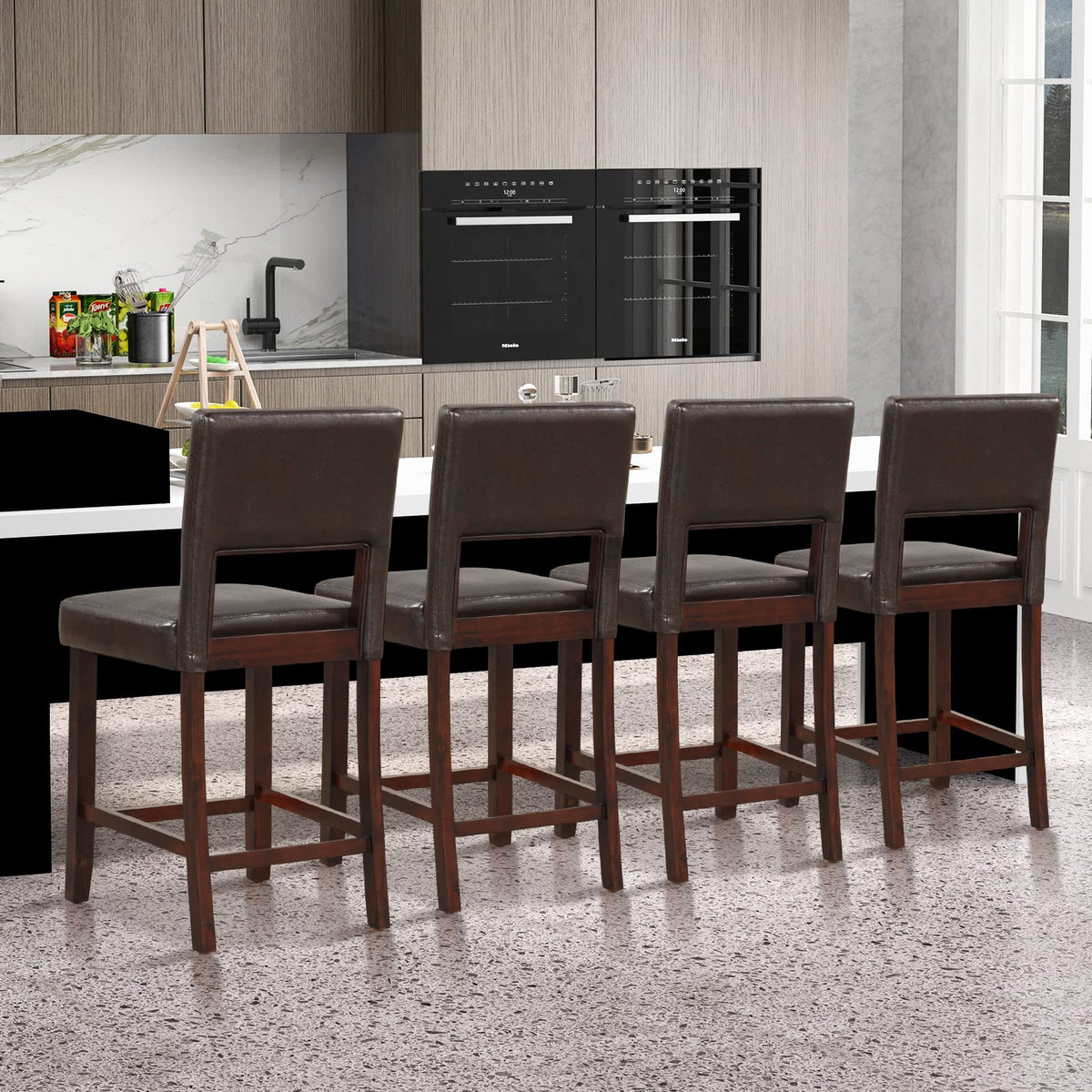 4-Piece Bar Chair Set - Goflame