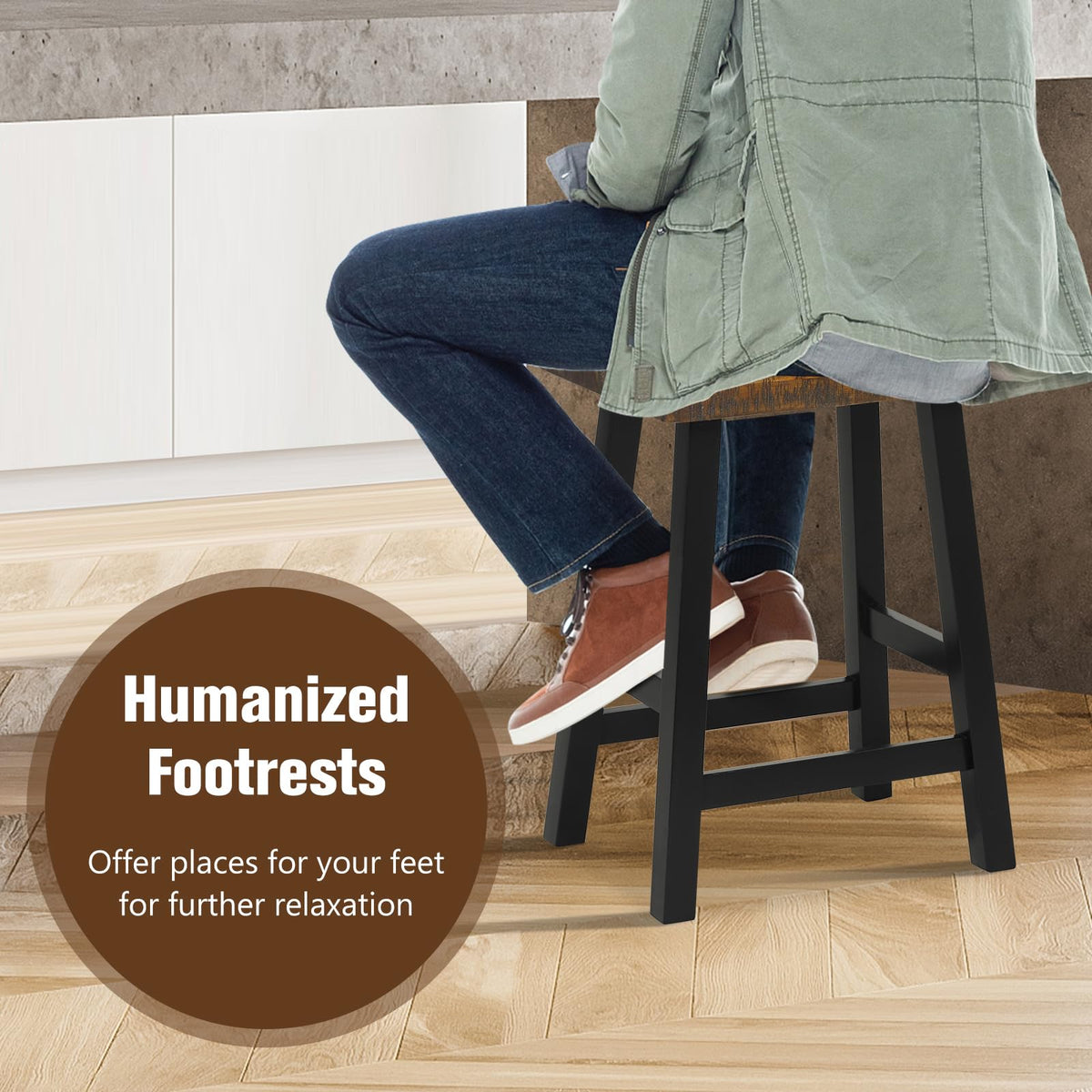 Goflame Bar Stools Set