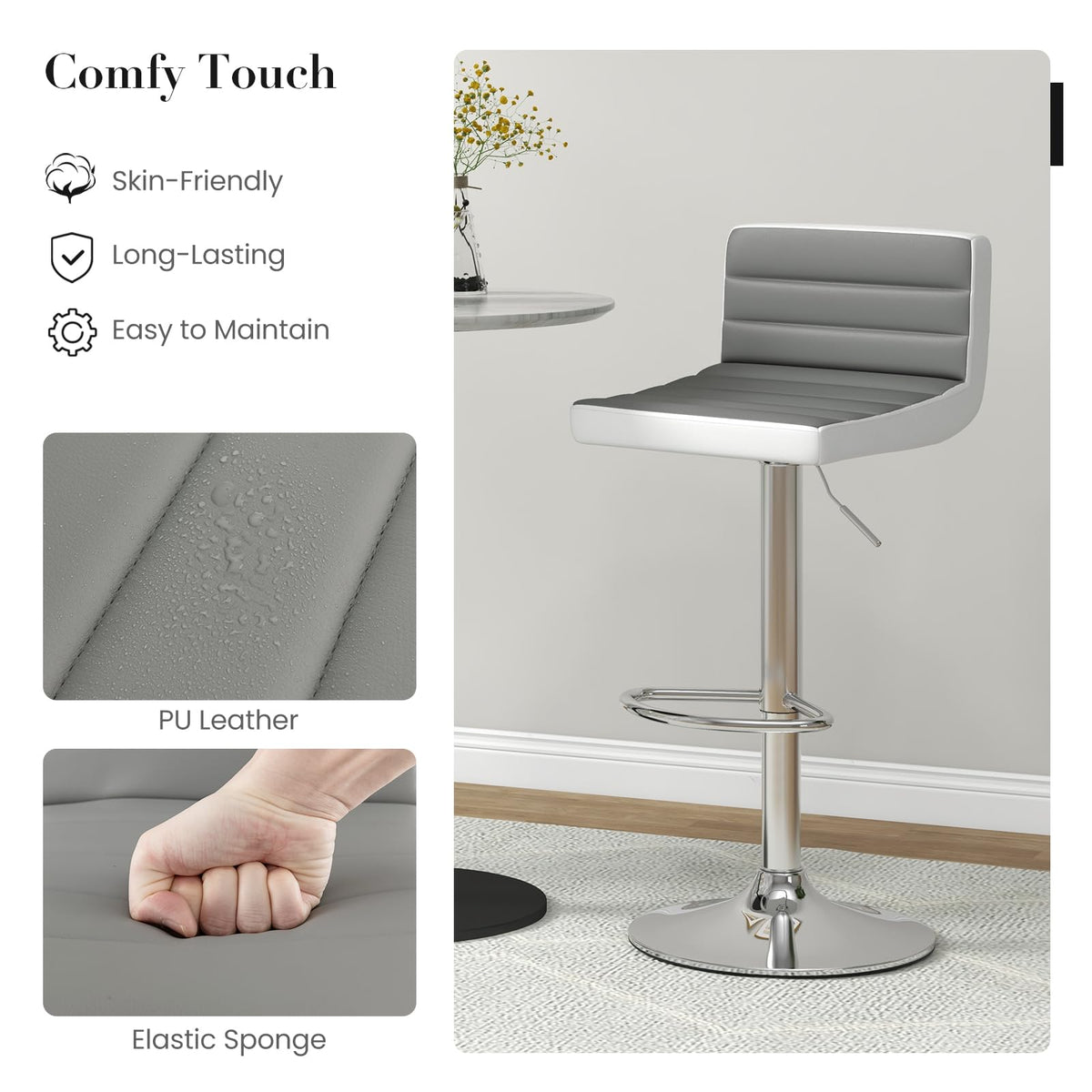 Goflame Bar Stools Set of 2/4