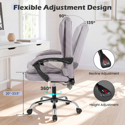 Goflame Office Executive Chair | Ergonomic Big High Back Computer Chair with Linkage Armrests