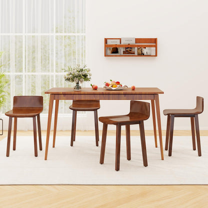 Goflame Wood Dining Chairs Set of 2/4 Farmhouse Kitchen Dining Room Chair