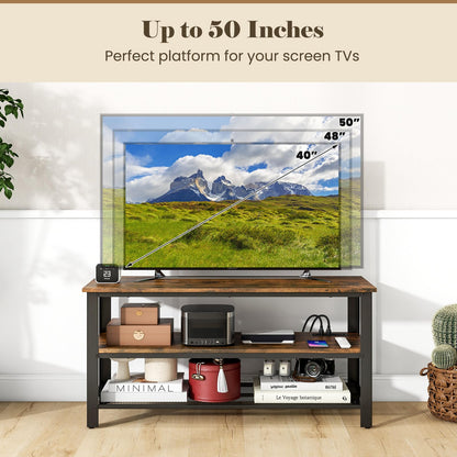 Goflame TV Stand for Bedroom, Entertainment Center for TVs up to 50”