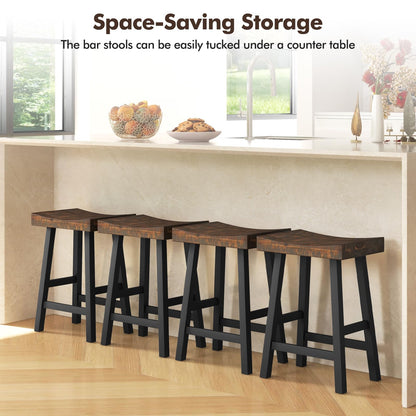 GOFLAME 24”/29”  Bar Stools Set of 2/4 for Kitchen