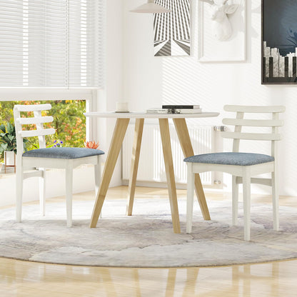 Goflame Wooden Dining Chairs Set