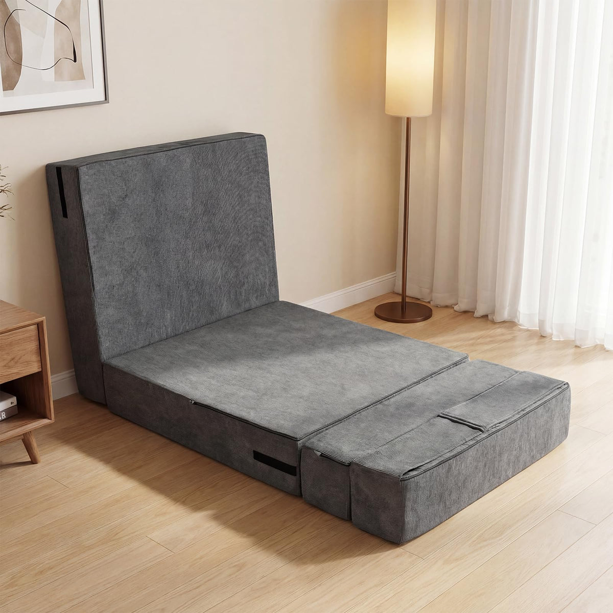 Goflame 4-in-1 Folding Sofa Bed | Convertible Sleeper Chair for Adults