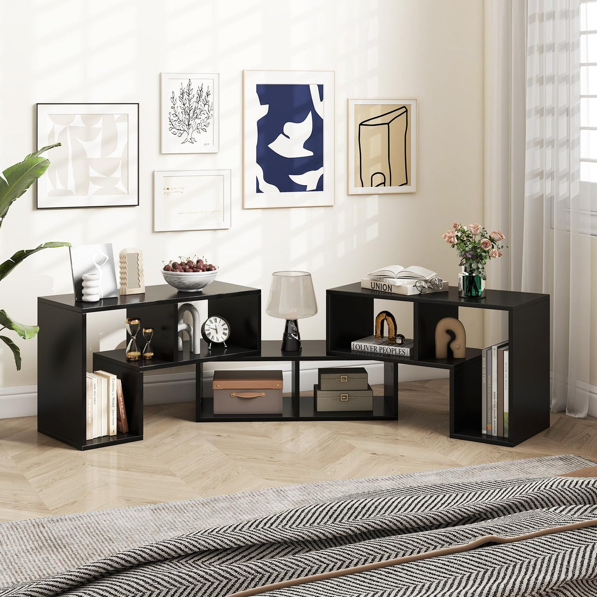 Goflame Free-Combination TV Stand for Bedroom - Entertainment Center for 50 55 60 65 Inch TV