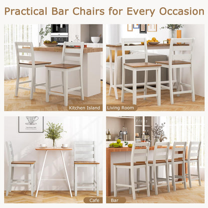 Goflame Counter Height Bar Stools Set