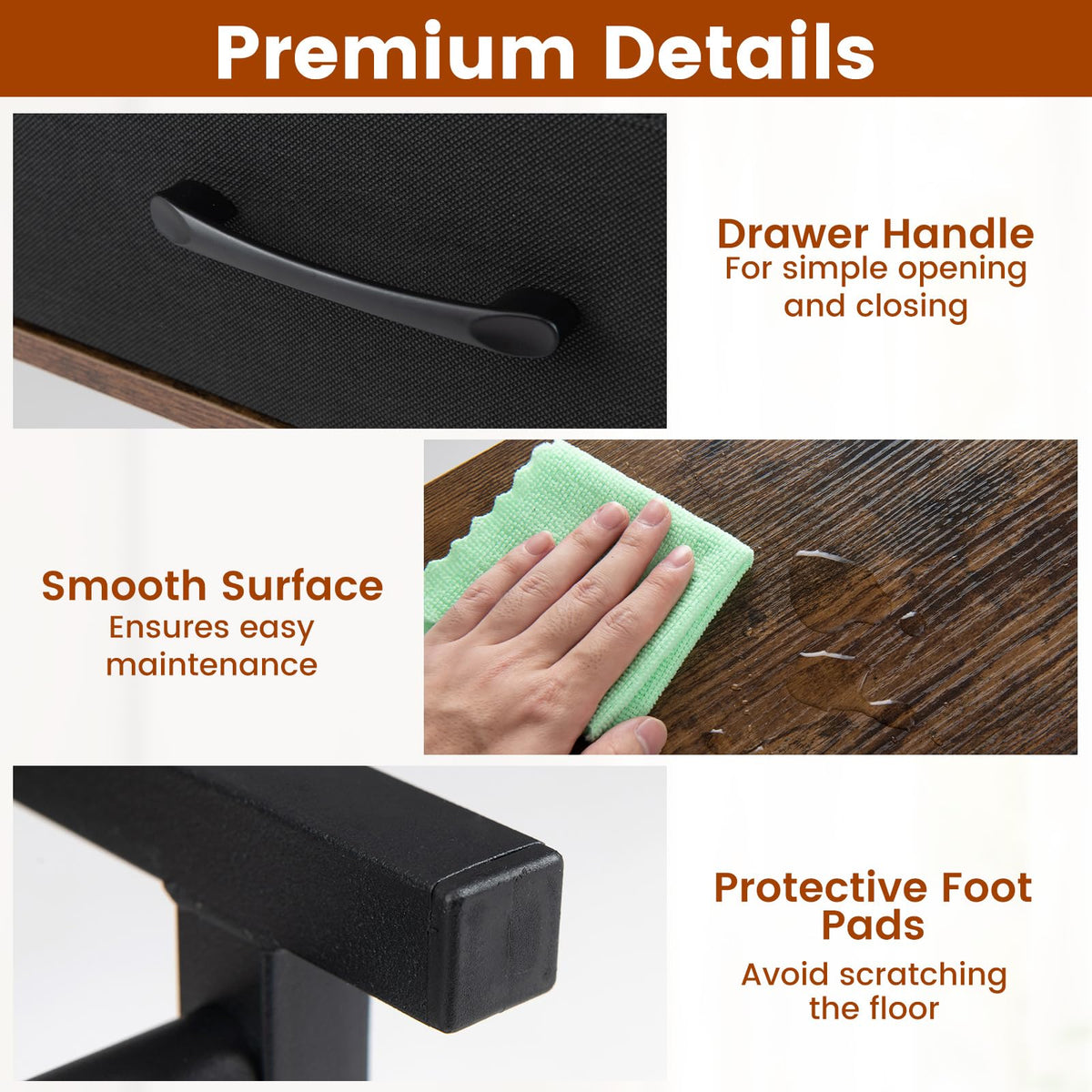Goflame 3-Tier Industrial Shoe Storage Bench with Drawer & Metal Frame