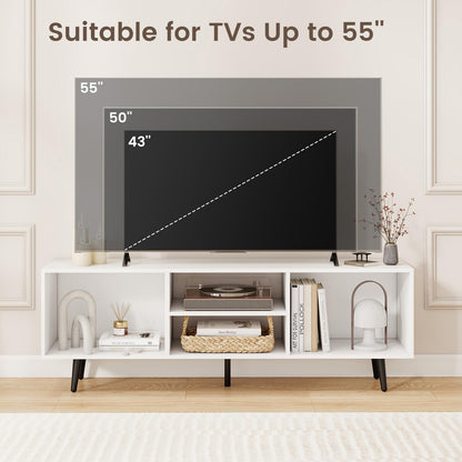 Goflame Modern TV Stand for TVs up to 55"