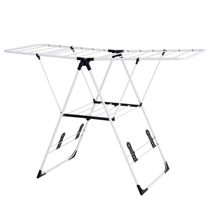 GOFLAME Steel Clothes Drying Rack with Adjustable Wings