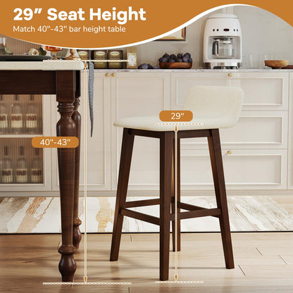 Goflame 29" Bar Stools Set of 2/4