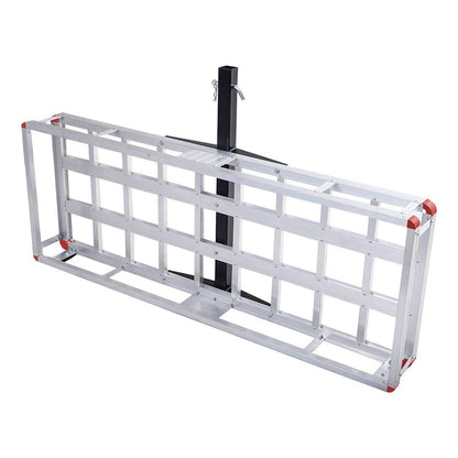 GOFLAME 60" x 22" Aluminum Hitch Mount Cargo Carrier