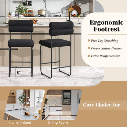 Goflame 26" Counter Height Bar Stools Set of 2/4