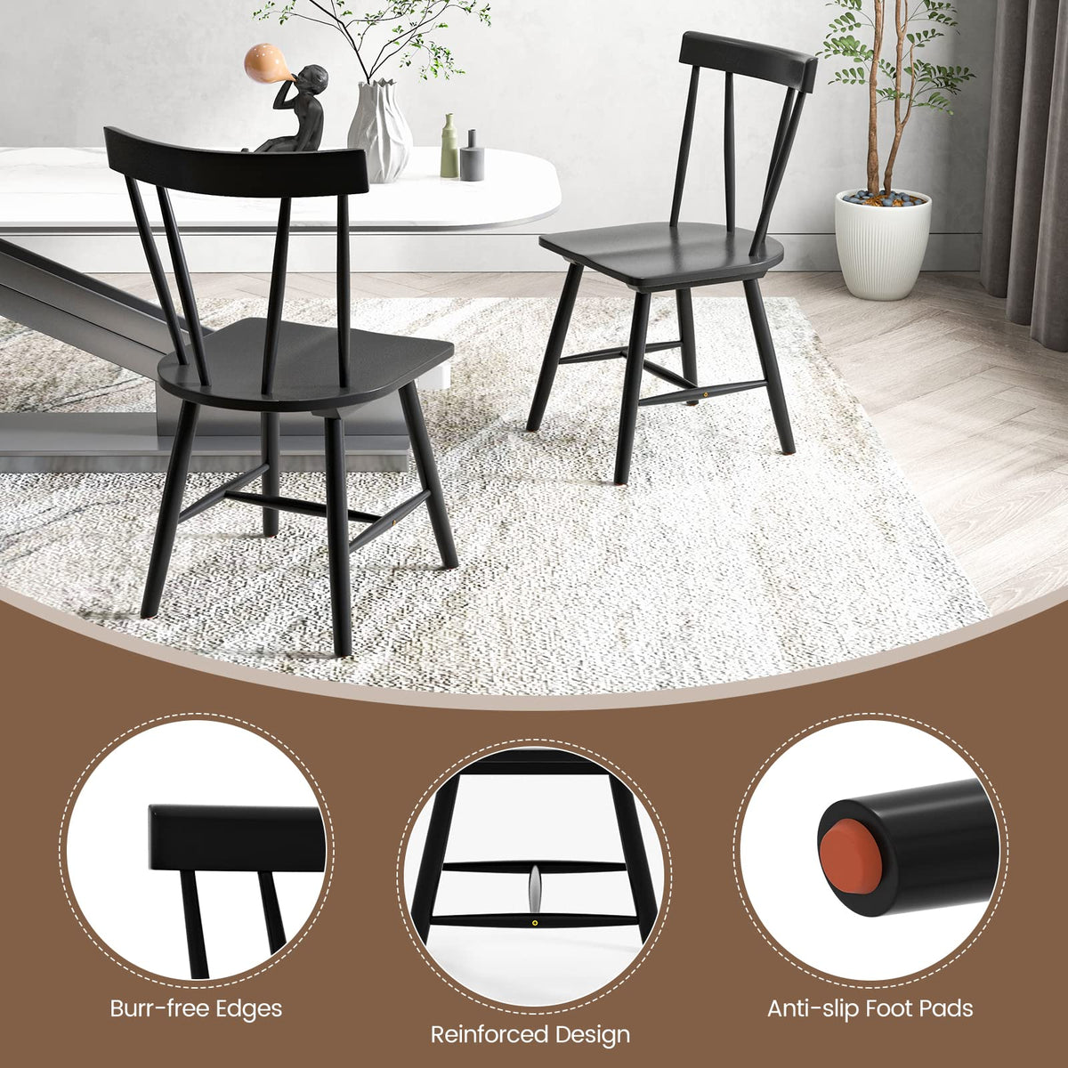Goflame Windsor Chairs