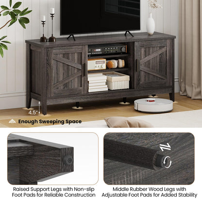 Goflame Farmhouse TV Stand for TVs up to 65"