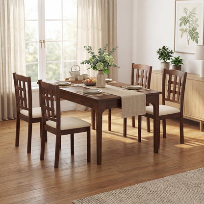 GOFLAME Wooden Dining Chairs Set of 2/4 for Dining Room
