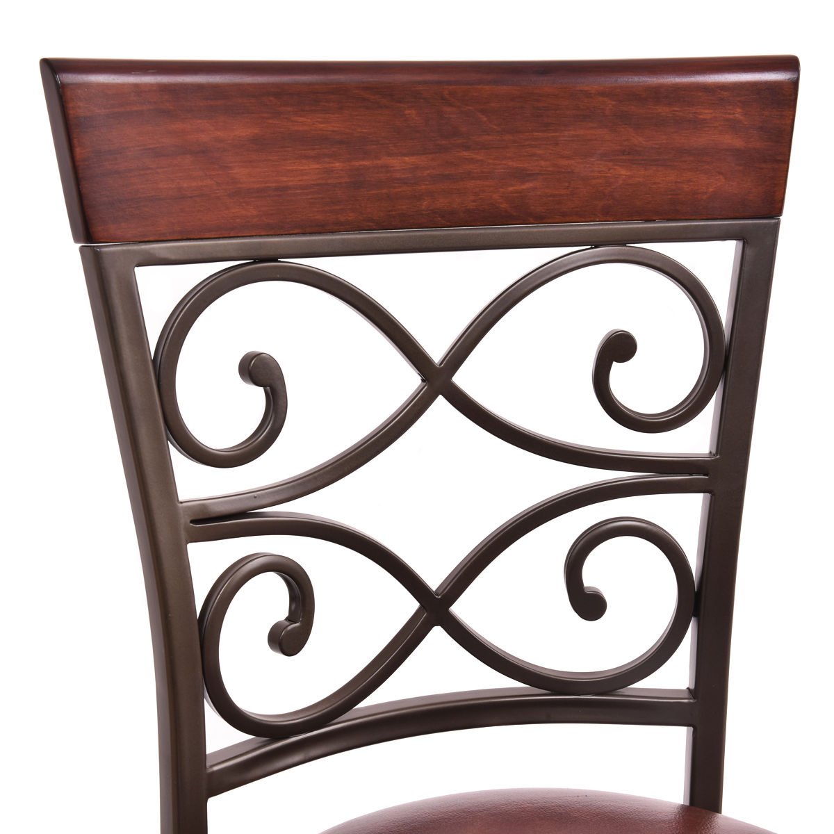 Goflame Bar Stools Set of 2/4, 360 Degree Swivel, 30" Counter Height Bar Stools