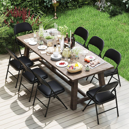 Goflame Portable Party Chairs with Metal Frame