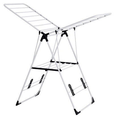 GOFLAME Steel Clothes Drying Rack with Adjustable Wings