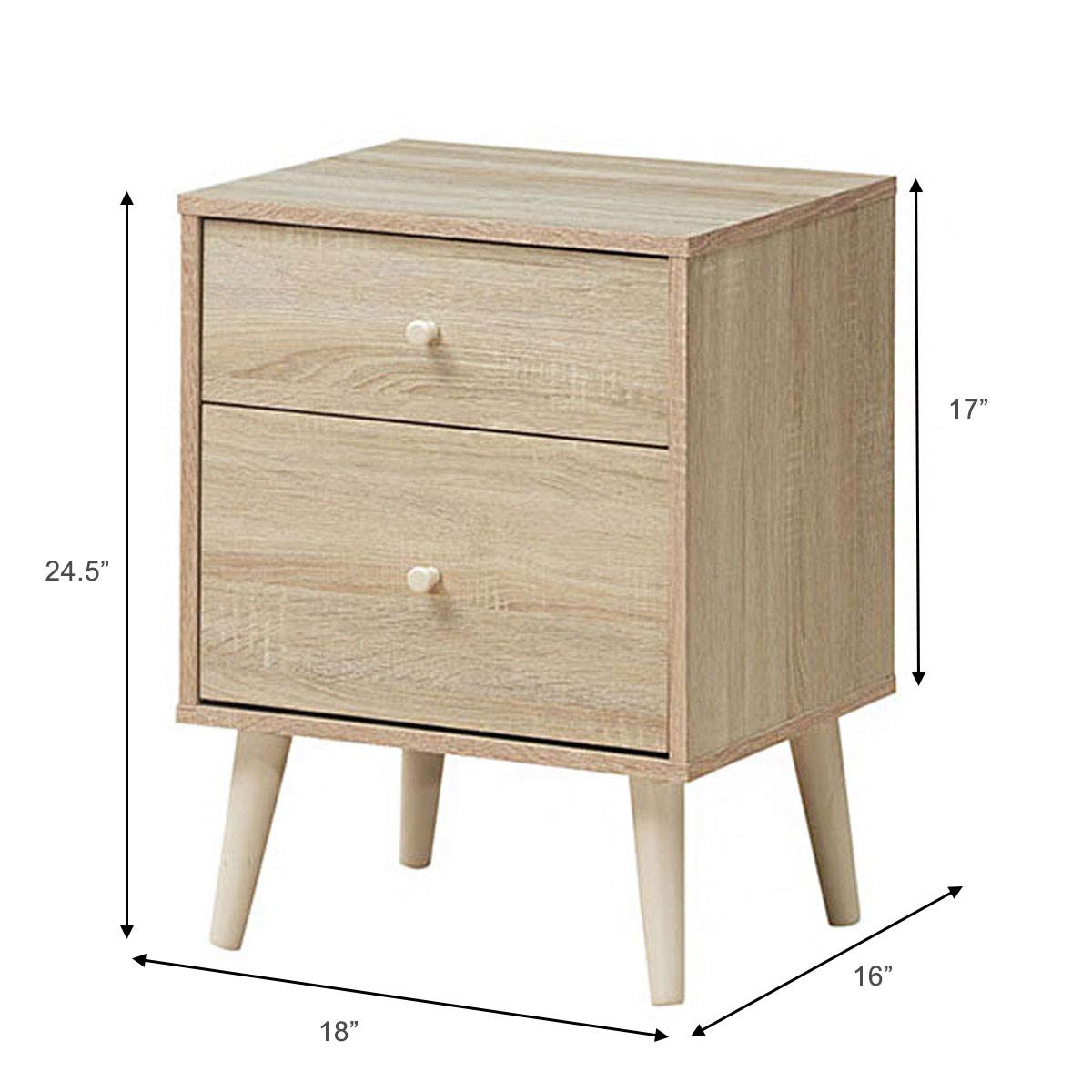 Goflame Hallway Storage Cabinet Organizer Beside End Table