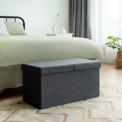 Goflame Folding Storage Ottoman 30 Inches W/ Lift Top