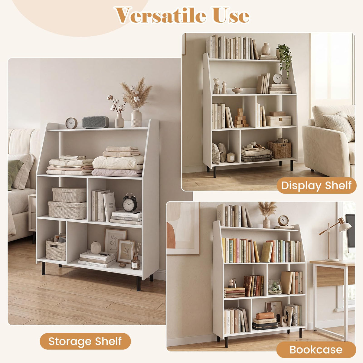 Goflame 5 Cube Storage Organizer for Living Room