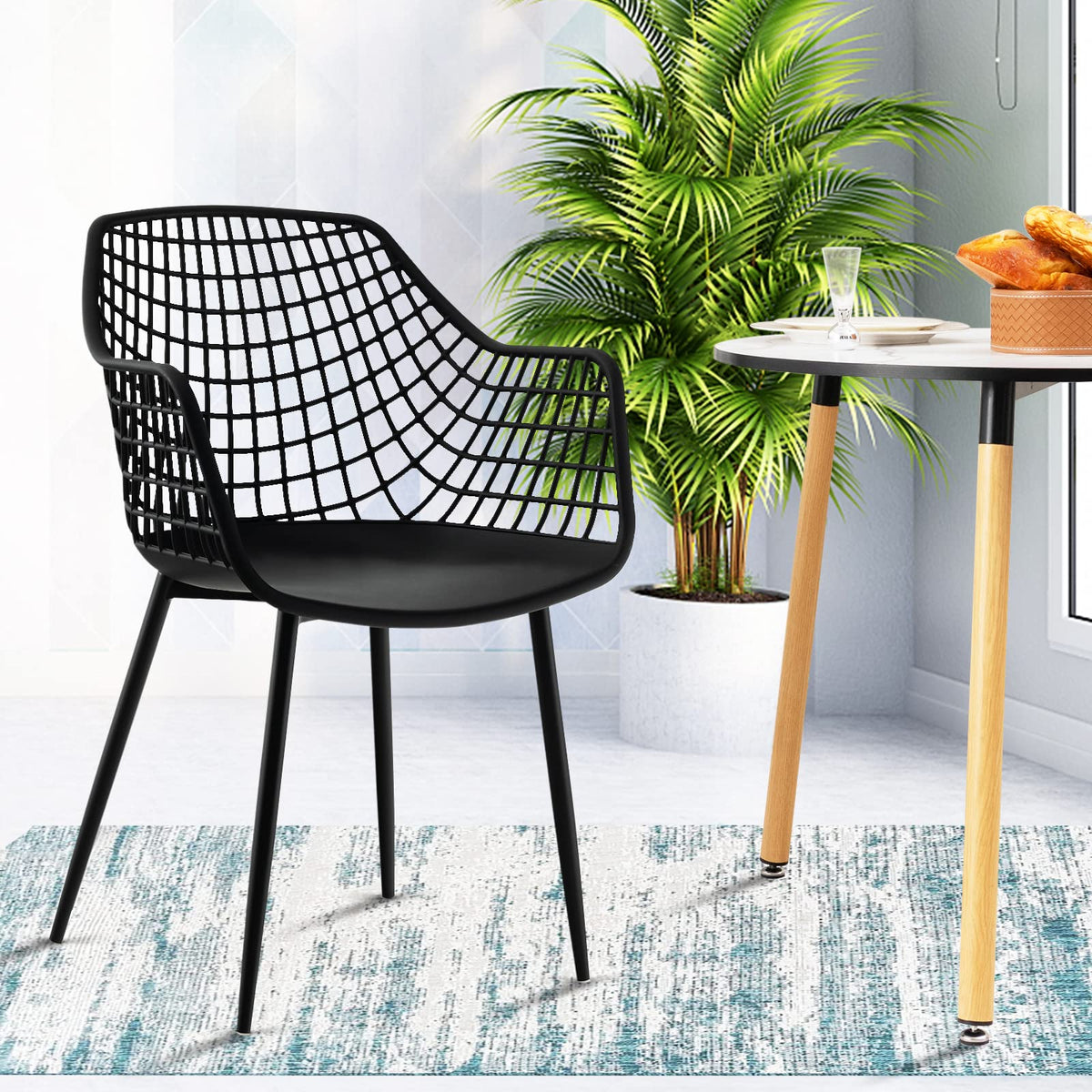 Goflame Modern Dining Chairs Set
