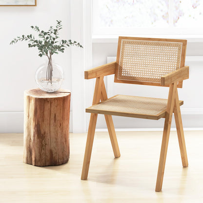 Goflame Rattan Accent Chair Set of 2